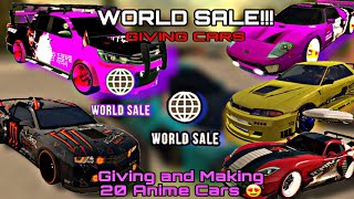 Making And Buying 20 Cars With 20000 Coins in World Sale Car parking multiplayer 🔥  Zaygamer [upl. by Eidissac]