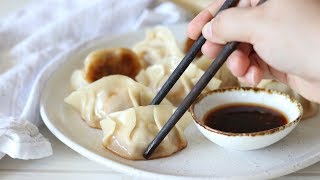 Pork and Cabbage Chinese Dumplings Recipe [upl. by Gar]