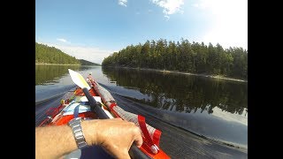 Sea Kayaking Sweden  Beautiful Dalslandskanal  Day 19 [upl. by Rehoptsirhc312]