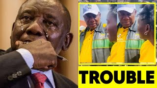 President Cyril Ramaphosa is in Big Trouble After Refusing to Employ a Young South African Woman [upl. by Garrot]