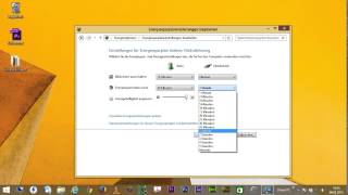 Windows 8  Energiesparmodus ausschalten  Bildschirm bleibt in Zukunft immer an [upl. by Amorete272]