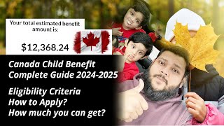 How to Apply for Canada Child Benefit CCB in 2024 Online  Complete Step by Step Guide [upl. by Airetnahs535]