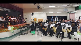 Creekside Middle School Band 52223 symphonic [upl. by Annavoj68]