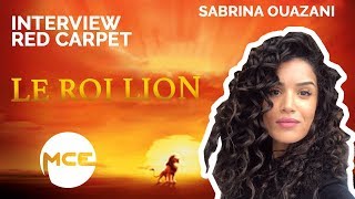 Le Roi Lion Sabrina Ouazani prête sa voix à la plus badass des hyènes  INTERVIEW [upl. by Ecerahs]