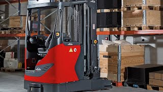 Automated Reach Trucks in Action  Linde RMATIC  Linde Material Handling [upl. by Yrdua]