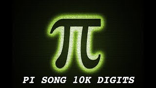 Pi Song Extended 10000 Digits [upl. by Garnett51]