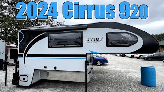 ALL NEW 2024 Cirrus 920 Truck Camper  New Dry Bath [upl. by Rairb]