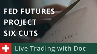 Live Trading with Doc 2012 Fed futures project six cuts [upl. by Ellenohs]