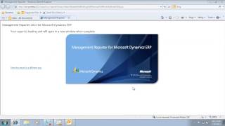 Dynamics ERP  Management Reporter 2012 Overview [upl. by Archambault118]