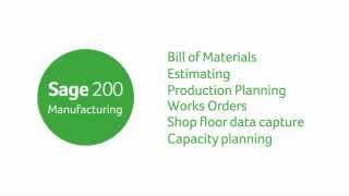 Sage 200  Manufacturing [upl. by Berlin]