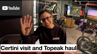 Certini visit amp Topeak haul [upl. by Neillij802]