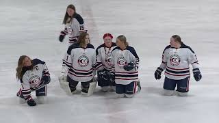 Girls Hockey Rogers at Champlin ParkCoon Rapids 12324 senior night [upl. by Luwana27]