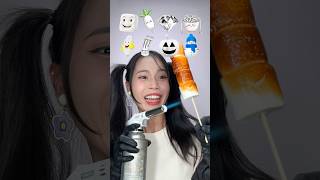 Random White Food ASMR Mukbang 🦴🐁 food asmr mukbang challenge [upl. by Hilaria]