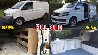 Volkswagen Camper Complete Van Build Start to finish [upl. by Brass907]