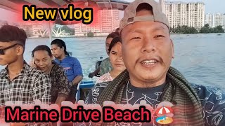 NewVlog MarineDriveBeach Enarkulam Please 2k Subscribe🙏🙏🙏🙏 [upl. by Vokaay840]