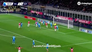 Álvaro Morata Goal Disallowed 😱 AC Milan Vs Napoli 02 All Goals Analysis amp Extended Highlights [upl. by Daryl]