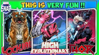 MUST TRY THIS  DECK HIGH EVO LOCKJAW  MARVEL SNAP [upl. by Redna]