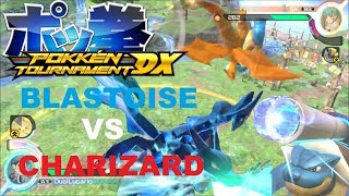 CHARIZARD VS BLASTOISE ROUND 2 Pokken Tournament DX Charizard gameplay 2 [upl. by Edra]