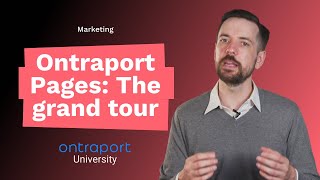 How to design a landing page A tour of Ontraports page builder [upl. by Hutt]