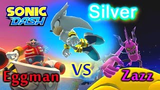 Sonic Dash  Silver VS Zazz VS Eggman Widescreen  Landscape 1080p [upl. by Iinde]