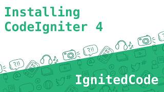 Installing CodeIgniter 4 with Composer [upl. by Maxim542]