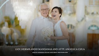 Gov Hermilando Mandanas and Atty Angelica Chua  Onsite Wedding Film by Nice Print Photography [upl. by Yentruok]