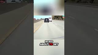 Speeding Driver Gets Jumped Scared karma [upl. by Quintin]