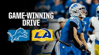 Entire GAMEWINNING drive from Detroit Lions Wild Card win vs Los Angeles Rams [upl. by Alpheus]