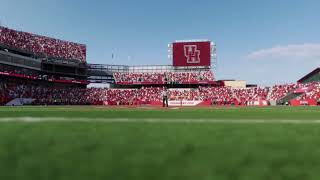 EA Sports College Football 25 University of Houston Football TDECU Stadium Spin Around [upl. by Ellehcor]