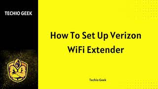 How To Set Up Verizon WiFi Extender [upl. by Naeruat]