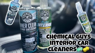 Chemical guys inner clean against chemical guys hydro interior comparison review [upl. by Pontius430]