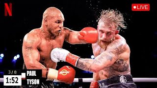 1 MIN AGO Mike Tyson VS Jake Paul FULL FIGHT HIGHLIGHTS Netflix 2024 [upl. by Maya777]