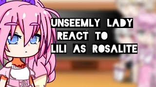 Unseemly ladythe little lady behind the scenes react to Lili as Rosalite [upl. by Shira]