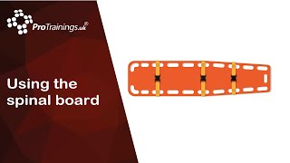 Using the spinal board [upl. by Otnicaj]