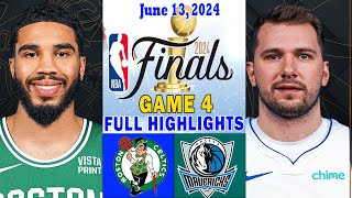 Boston Celtics vs Dallas Mavericks NBA Finals FULL Game 4 Highlights 061324  2024 NBA Finals [upl. by Karleen]