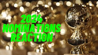 Golden Globes 2024 Nominations Reaction [upl. by Ahsenahs789]