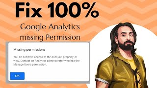 Google analytics missing permissions [upl. by Tut]