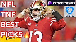 NFL TNF WEEK 6 PICKS Prizepicks FANDUEL BEST PICKS nfl podcast fantasyfootballadvice [upl. by Persas]