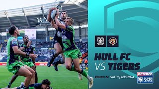 Highlights  Hull FC v Castleford Tigers  2024 Betfred Super League Round 24 [upl. by Alac]