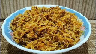 Easy 15 Minute Masoor Pulav Recipe  Masoor ka Pulav  मसूर पुलाव की रेसिपी [upl. by Shipman]