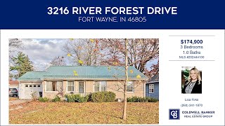 3216 River Forest Drive Fort Wayne Indiana Homes for Sale  wwwcoldwellhomescom [upl. by Dinse133]