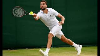 Wimbledon 2017  Marin Cilic crushes Roberto Bautista Agut to reach quarter finals [upl. by Garlinda281]