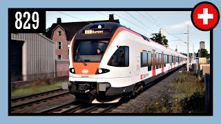 829  SBahn Zentralschweiz  S1  4726  Luzern → Sursee  15h05  SBB RABe 523 [upl. by Araeic]