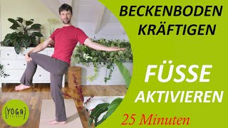 Yoga für Stabilität und eine bessere Körperhaltung 🌼  Aktivierung der Füße und Hüfte [upl. by Alissa448]