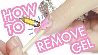 HOW TO REMOVE GEL NAIL POLISH  TIPS amp TRICKS [upl. by Eilagam]