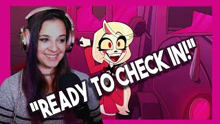 Lauren Reacts Hazbin Hotel 1x1 Overture Im Ready to Check In [upl. by Briant]