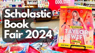 Scholastic Middle School Book Fair 2024  What Books and Fun Items Will You Find [upl. by Haleeuqa605]