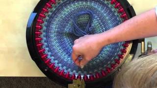 Making A Hat in less than 30 minutes on the addi Express Knitting Machine [upl. by Heid247]