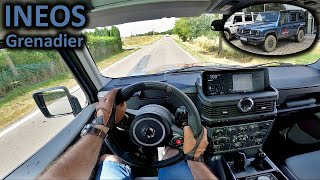 2023 INEOS Grenadier 4x4 petrol  POV test drive [upl. by Hazlett799]