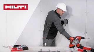 HOW TO install Hilti CFSC EL Firestop Endless Collar in Shaftwall [upl. by Villada]